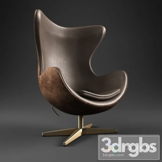 Egg chair arne jacobsen 3D Model Download Egg chair arne jacobsen 3D Model Download