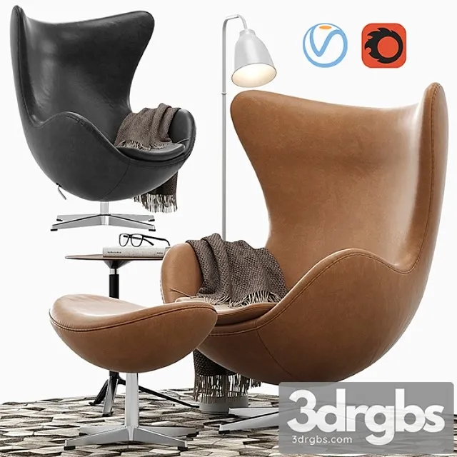 Egg Lounge Chair 3D Model Download Egg Lounge Chair 3D Model Download