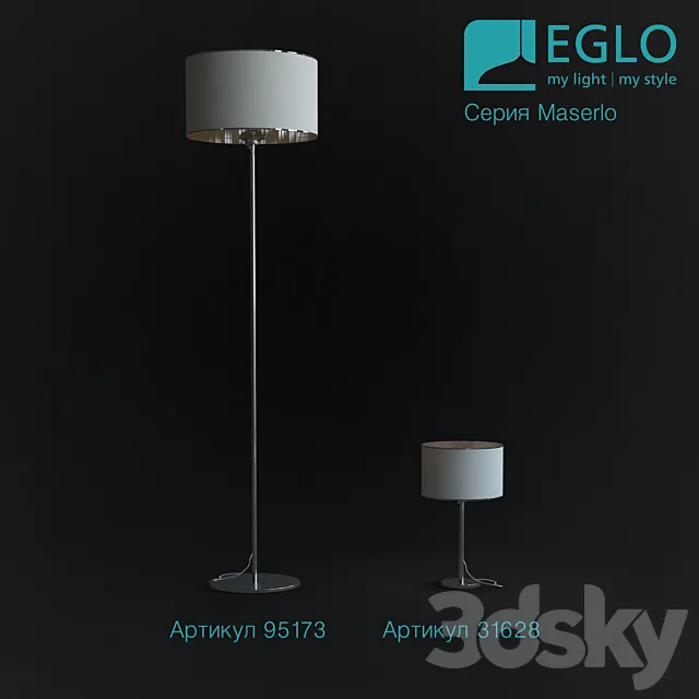 Eglo Maserlo 95173 Lamp Table Lamp 31626 3DModel Eglo Maserlo 95173 Lamp Table Lamp 31626 3DModel