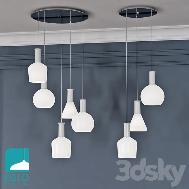 EGLO PASCOA SET 3D Model EGLO PASCOA SET 3D Model