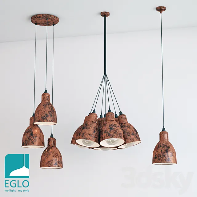 EGLO PRIDDY 1 SET 3D Model EGLO PRIDDY 1 SET 3D Model