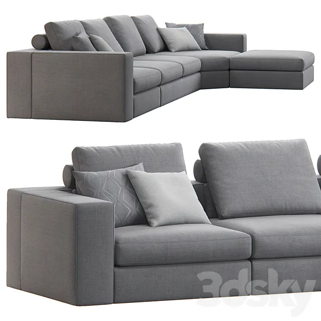 Egoist Corner Sofa by O’Prime 3D Model Egoist Corner Sofa by O’Prime 3D Model