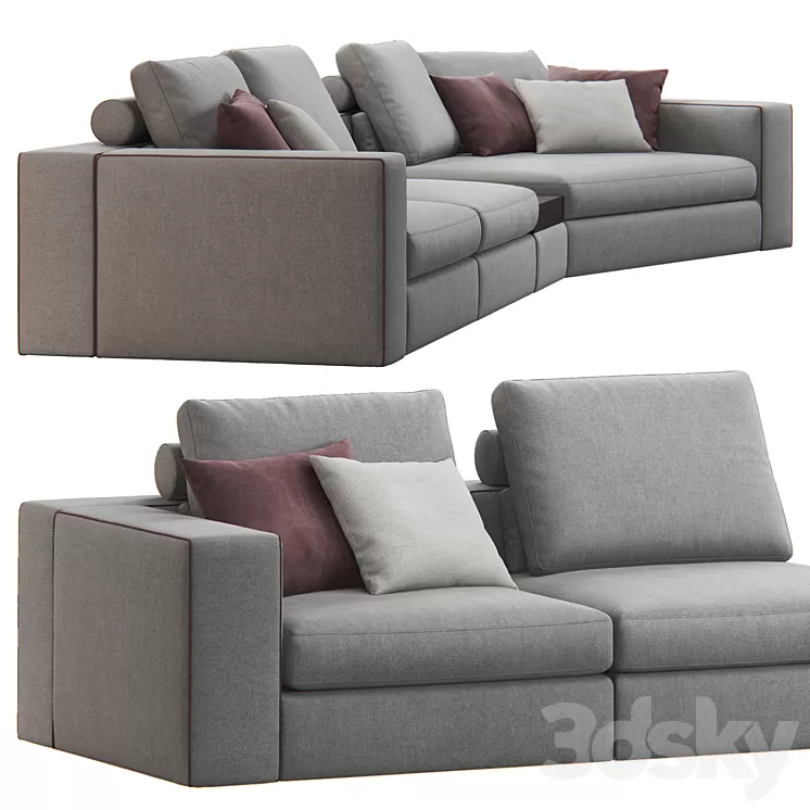 Egoist Sofa by O'Prime 3D Model Free Download