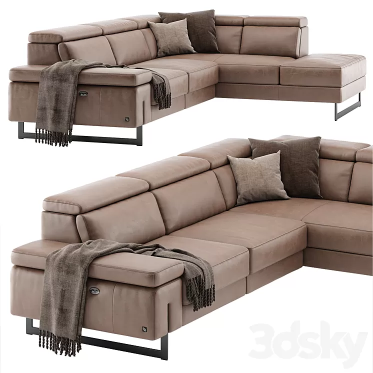 Egoitaliano CANDICE corner sofa 3D Model Free Download