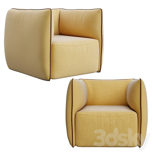 Egoitaliano_LUDO_Armchair 3D Model