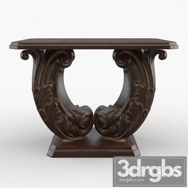 Egyptian Revival Console Table 3D Model Download