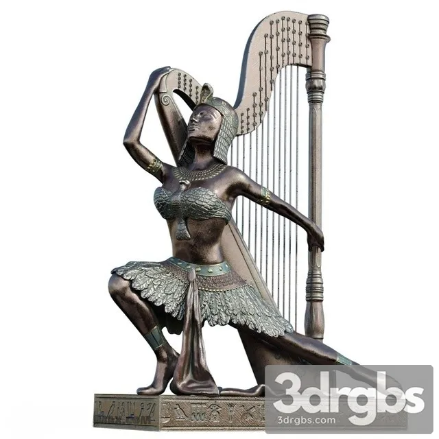 Egyptian Sculpture 3D Model Download