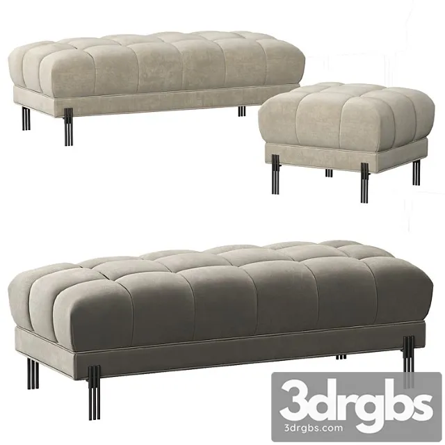 Eichholttz bench + stool sienna Eichholttz bench + stool sienna