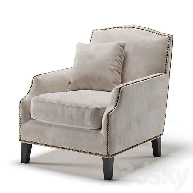 EICHHOLTZ 111736 Chair Merlin 3D Model