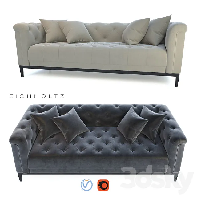 Eichholtz _ Cesare sofa 3DModel Eichholtz _ Cesare sofa 3DModel