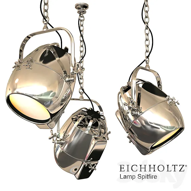EICHHOLTZ _ Lamp Spitfire 3D Model EICHHOLTZ _ Lamp Spitfire 3D Model