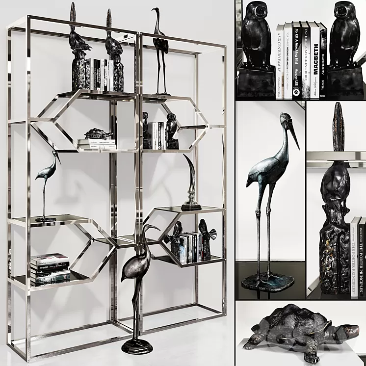 Eichholtz Accessories collection set3 3D Model Eichholtz Accessories collection set3 3D Model