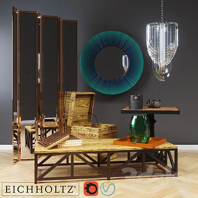 Eichholtz accessories set 2 3D Model