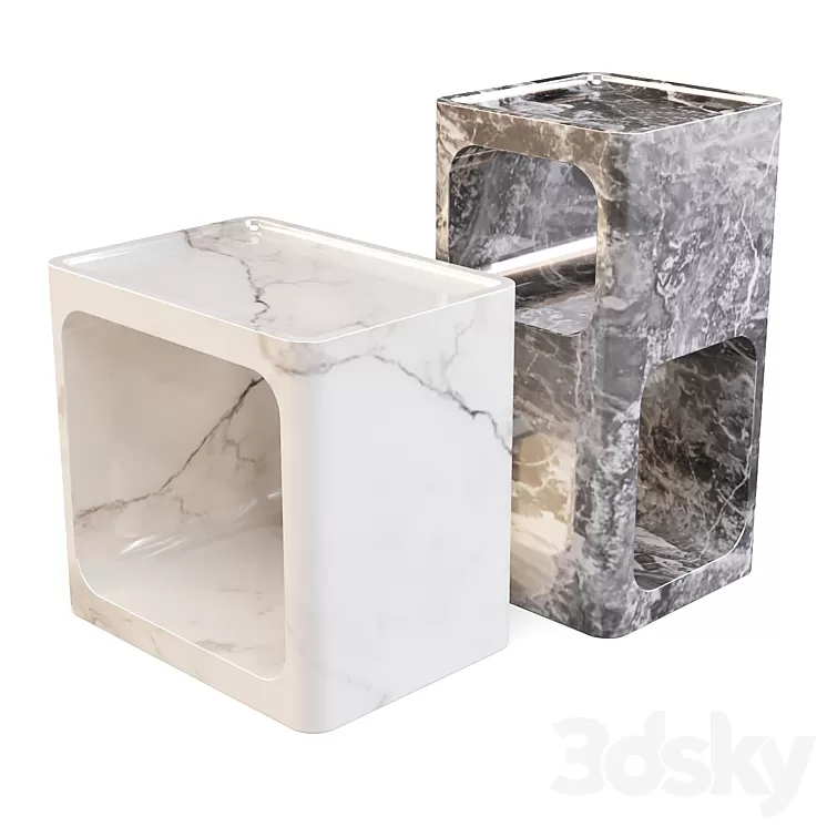 Eichholtz: Adler and Vesuvio – Side Tables 3D Model Eichholtz: Adler and Vesuvio – Side Tables 3D Model
