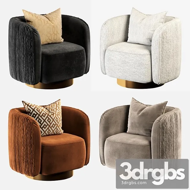 Eichholtz armchair_3 3D Model Download Eichholtz armchair_3 3D Model Download