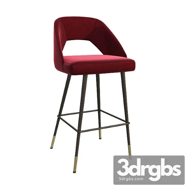 Eichholtz bar stool avorio 2 3D Model Download Eichholtz bar stool avorio 2 3D Model Download