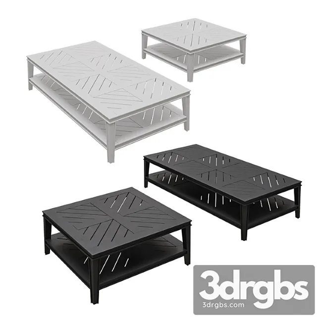 Eichholtz – bell rive square and rectangular 2 3D Model Download