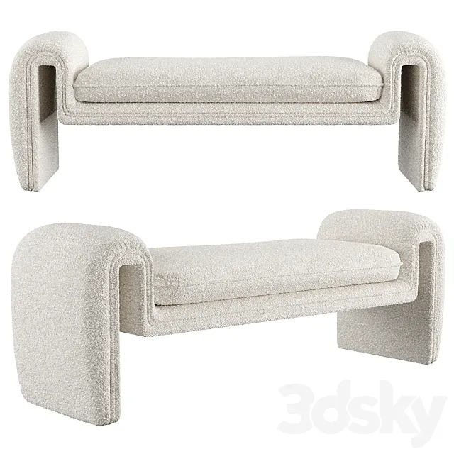 Eichholtz Bench Tondo 3D Model Eichholtz Bench Tondo 3D Model