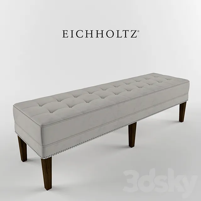 eichholtz bench tribeca 3DModel eichholtz bench tribeca 3DModel