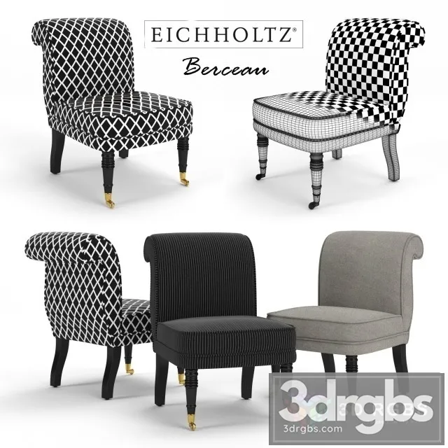 Eichholtz Berceau Armchair 3D Model Download Eichholtz Berceau Armchair 3D Model Download