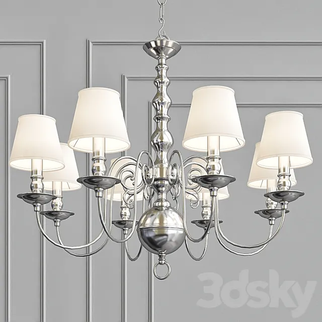 Eichholtz Bourbon Chandelier 3D Model