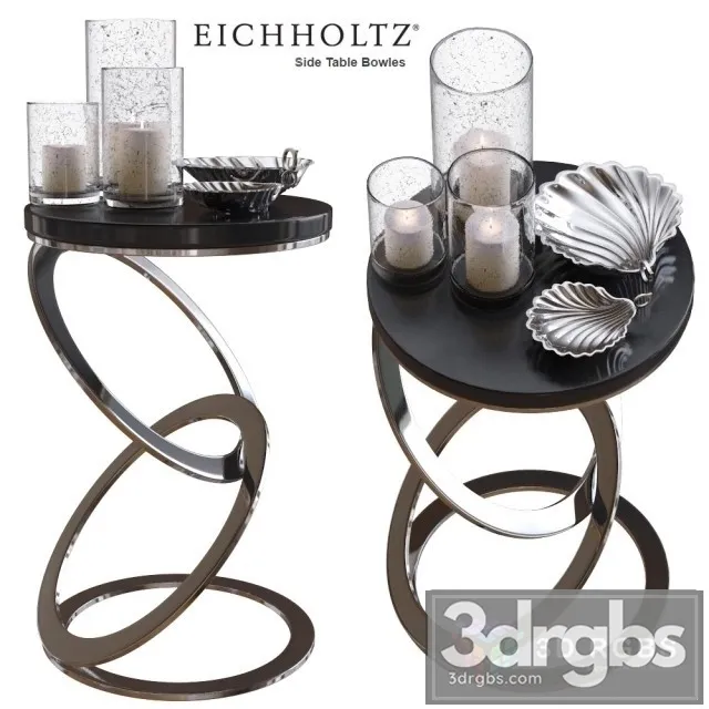 Eichholtz Bowles Side Table 3D Model Download