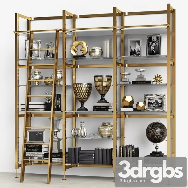 Eichholtz cabinet delano with stairs 109998 2 3D Model Download Eichholtz cabinet delano with stairs 109998 2 3D Model Download