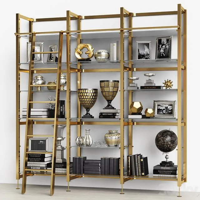 Eichholtz Cabinet Delano with stairs 109998 3D Model