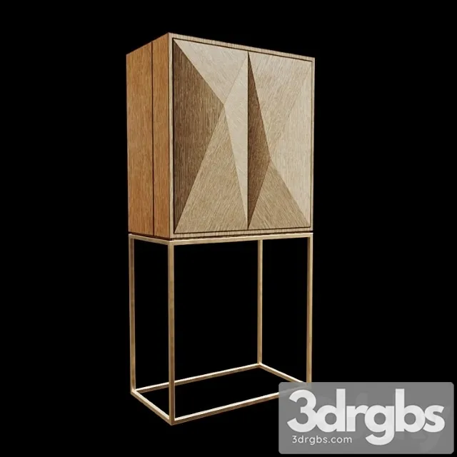 Eichholtz cabinet delarenta 2 3D Model Download
