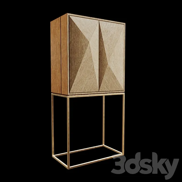 Eichholtz Cabinet DeLaRenta 3DModel Eichholtz Cabinet DeLaRenta 3DModel