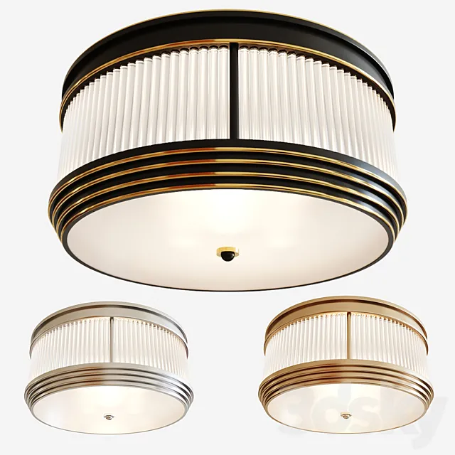 Eichholtz Ceiling Lamp Rousseau 3D Model