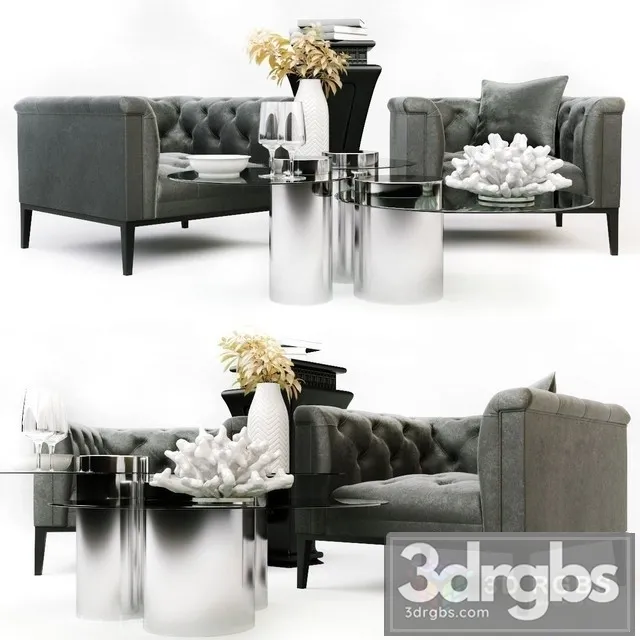 Eichholtz Cesare Armchair 3D Model Download Eichholtz Cesare Armchair 3D Model Download