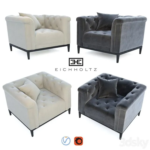 Eichholtz Cesare chair 3D Model