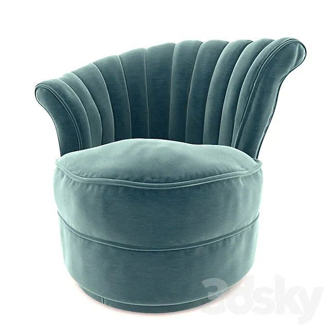 Eichholtz Chair Aero Left 3D Model