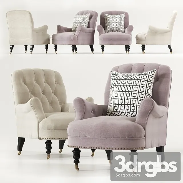 Eichholtz Chair Barrington 3D Model Download Eichholtz Chair Barrington 3D Model Download