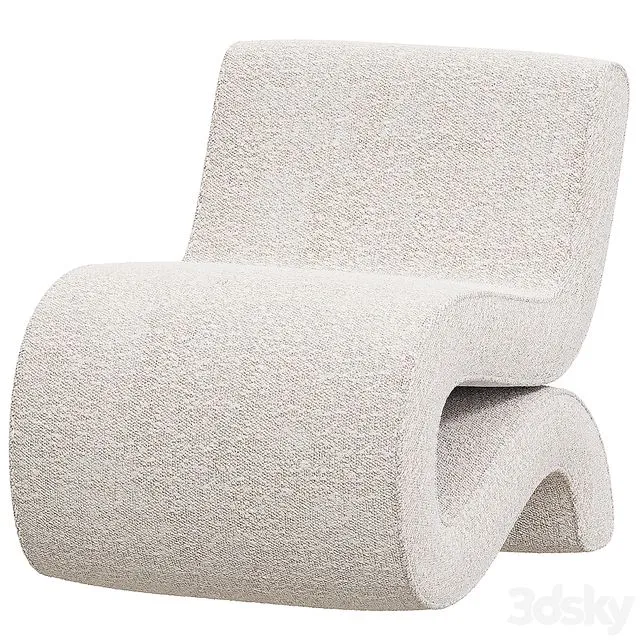 EICHHOLTZ CHAIR BOND 3D Model EICHHOLTZ CHAIR BOND 3D Model