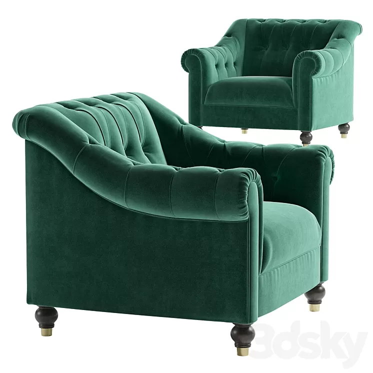 Eichholtz Chair Brain 3D Model