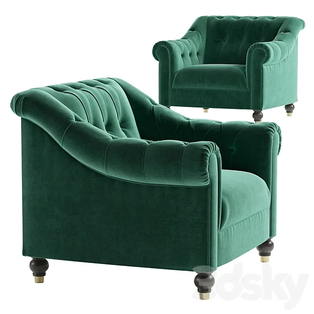 Eichholtz Chair Brain 3DModel