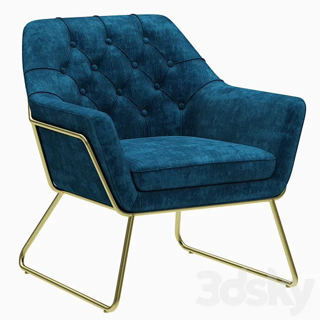 Eichholtz chair court 3D Model Eichholtz chair court 3D Model