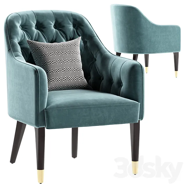 Eichholtz chair cyrus 3D Model