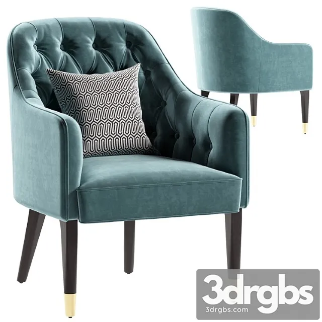 Eichholtz chair Cyrus 3D Model Download Eichholtz chair Cyrus 3D Model Download