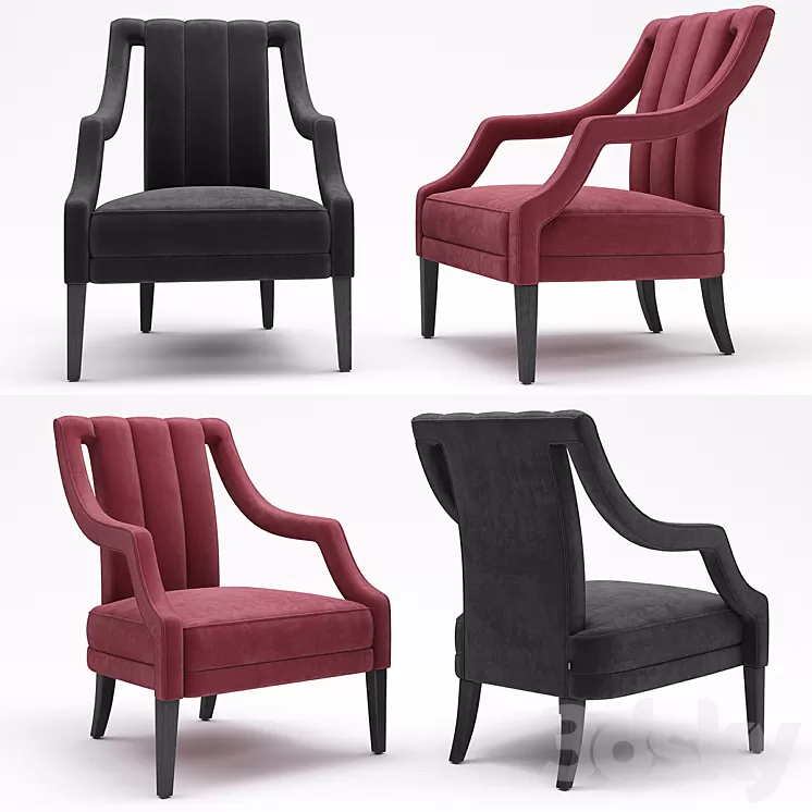 Eichholtz Chair Ermitage 3D Model