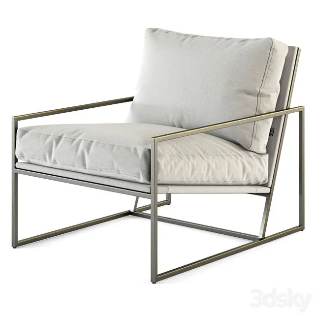 EICHHOLTZ Chair Rowen 3D Model EICHHOLTZ Chair Rowen 3D Model