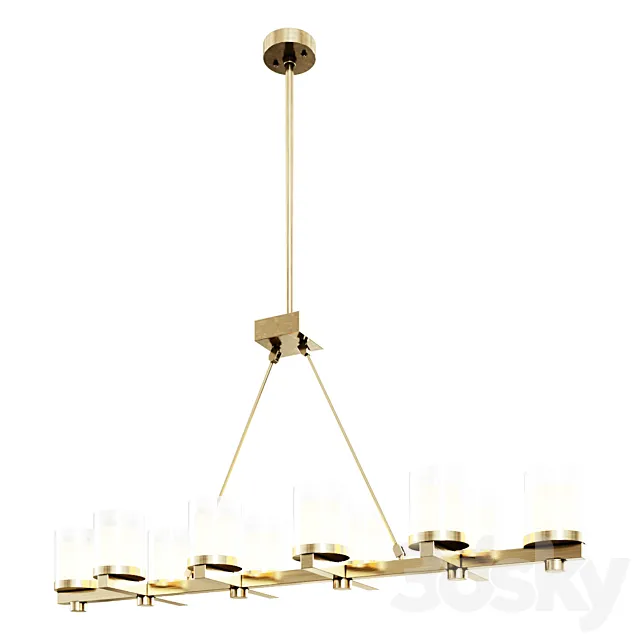 Eichholtz chandelier CHANDELIER DONOVAN lamp 3D Model