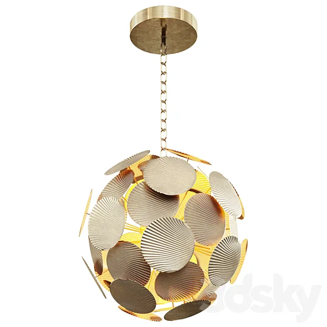 Eichholtz chandelier CHANDELIER DUVALL L lamp 3D Model