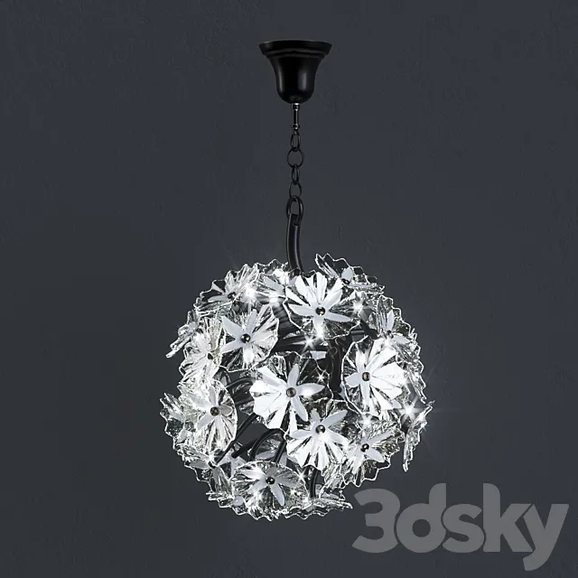 Eichholtz Chandelier Flores S 3D Model Eichholtz Chandelier Flores S 3D Model