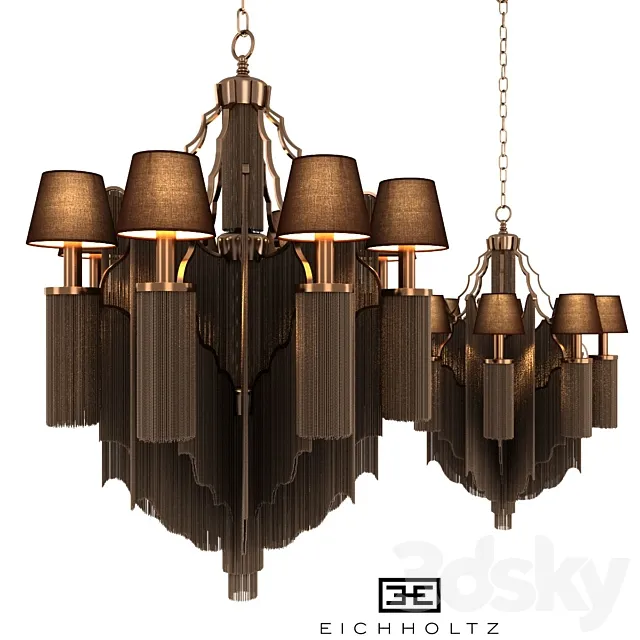 Eichholtz – Chandelier Fringe L 3D Model