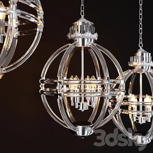 Eichholtz Chandelier Impero 3D Model Eichholtz Chandelier Impero 3D Model
