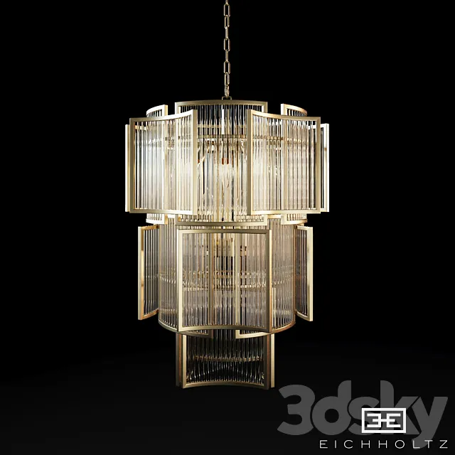 Eichholtz Chandelier Jet Set 3D Model Eichholtz Chandelier Jet Set 3D Model
