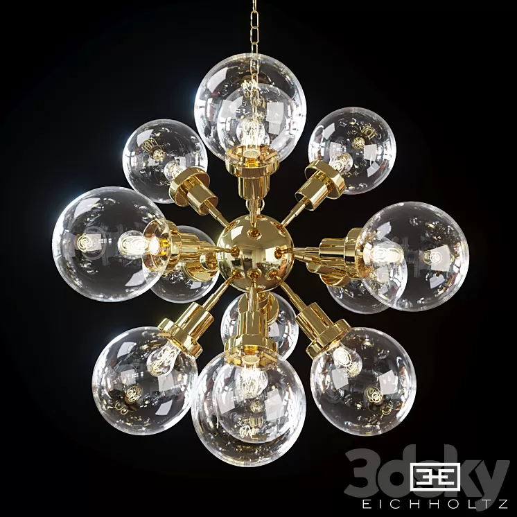 Eichholtz Chandelier Ludlow 3D Model
